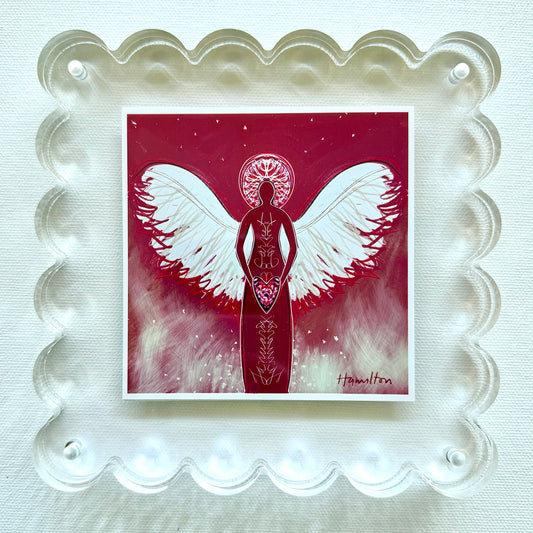 JANUARY Birthstone Angel - Garnet