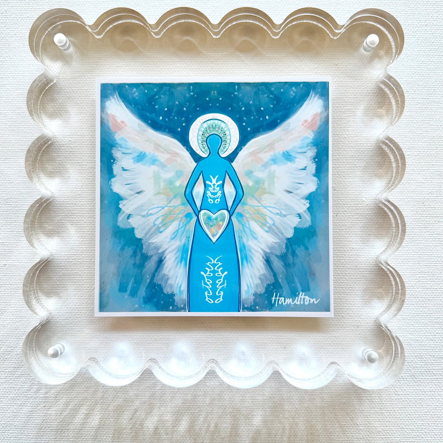 OCTOBER Birthstone Angel - Opal