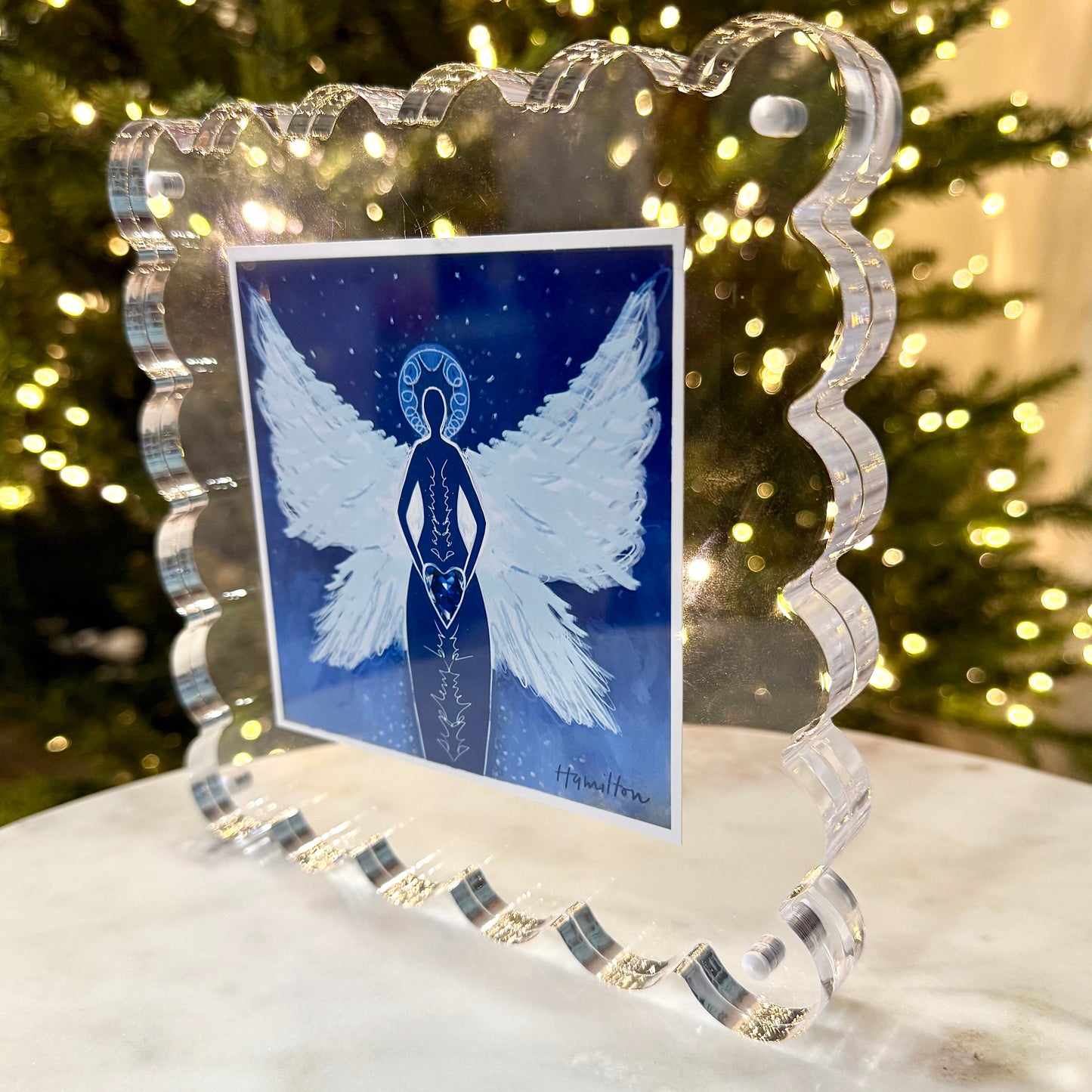 SEPTEMBER Birthstone Angel - Sapphire