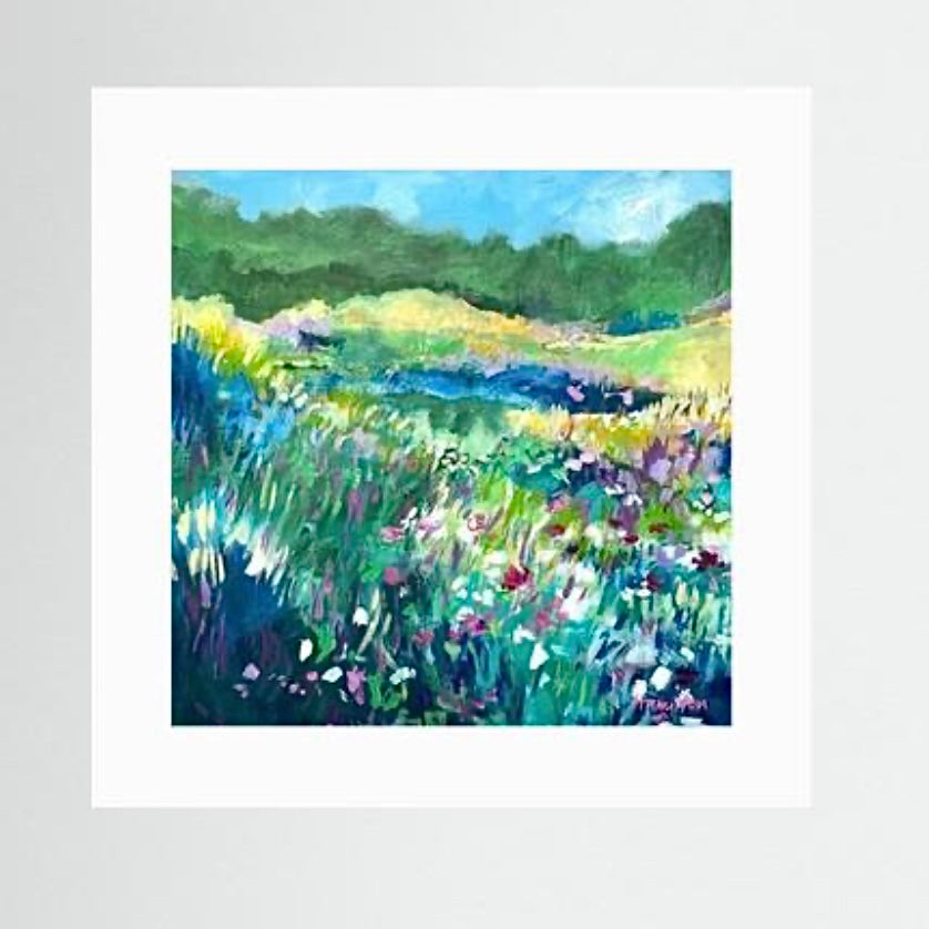 The Day the Irises Sang - Paper Print