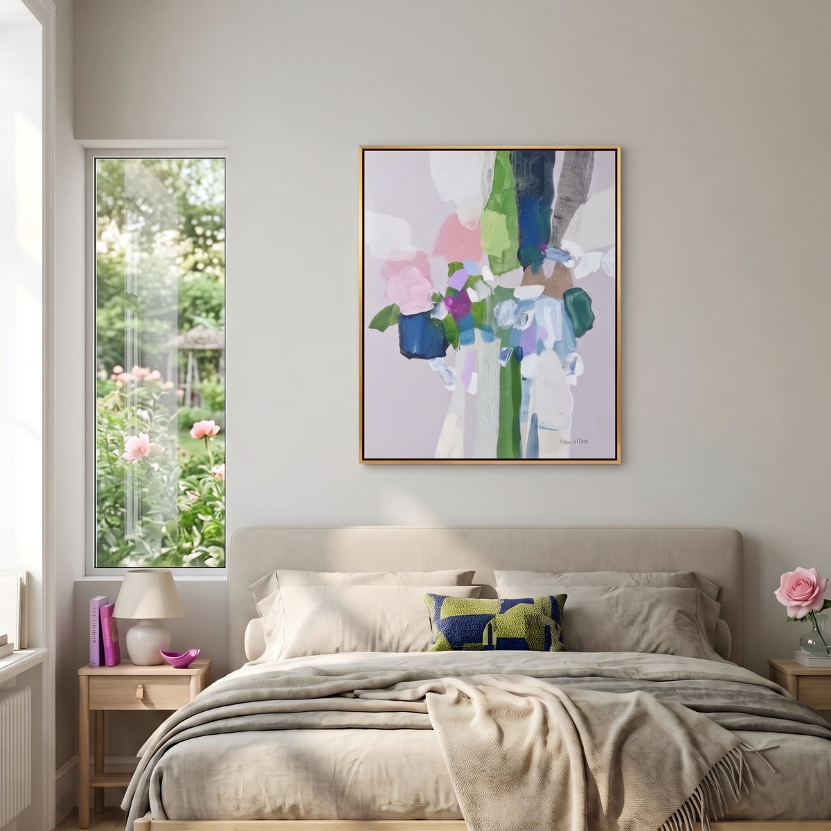 "In Alignment" | 24" x 30" | Original Acrylic on canvas (framed)