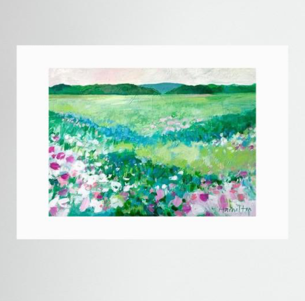 Springtime in Her Heart - Paper Print