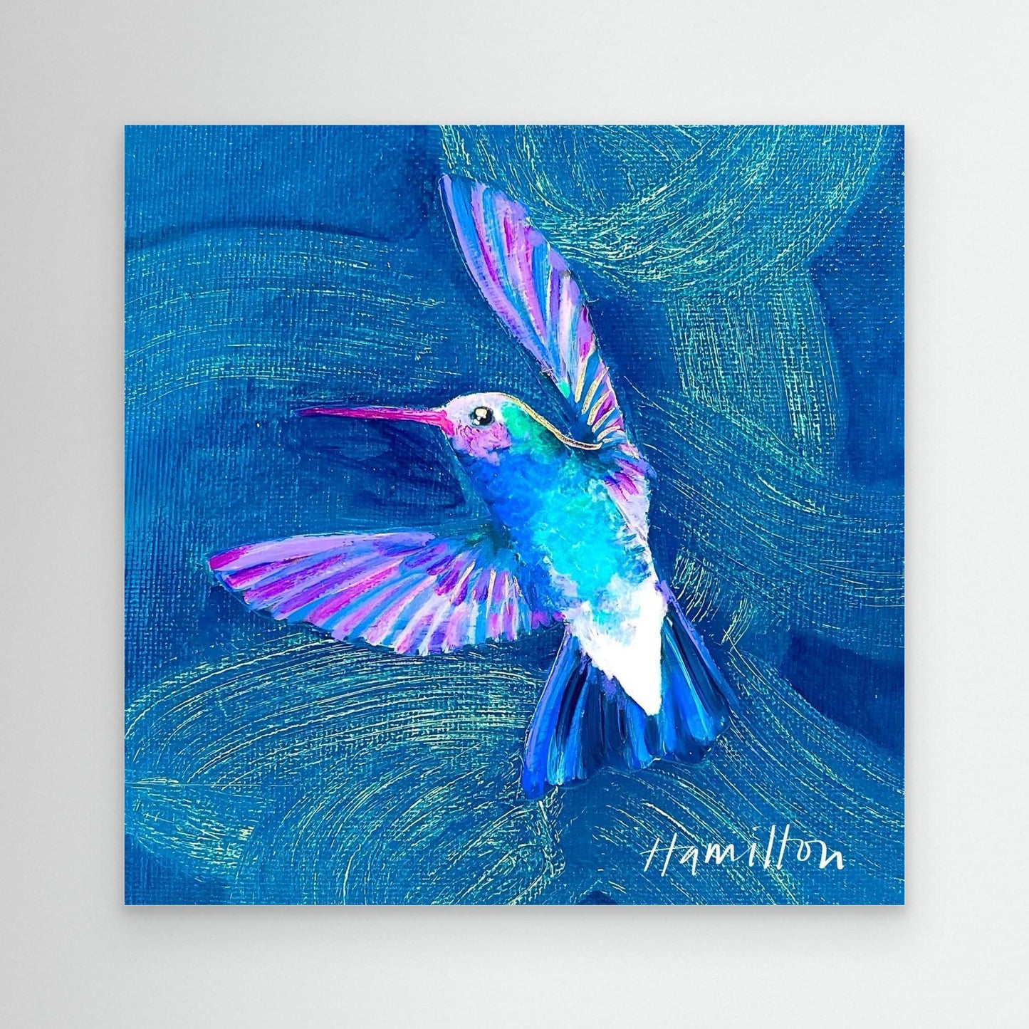 A Sweet Visitor - Canvas Print