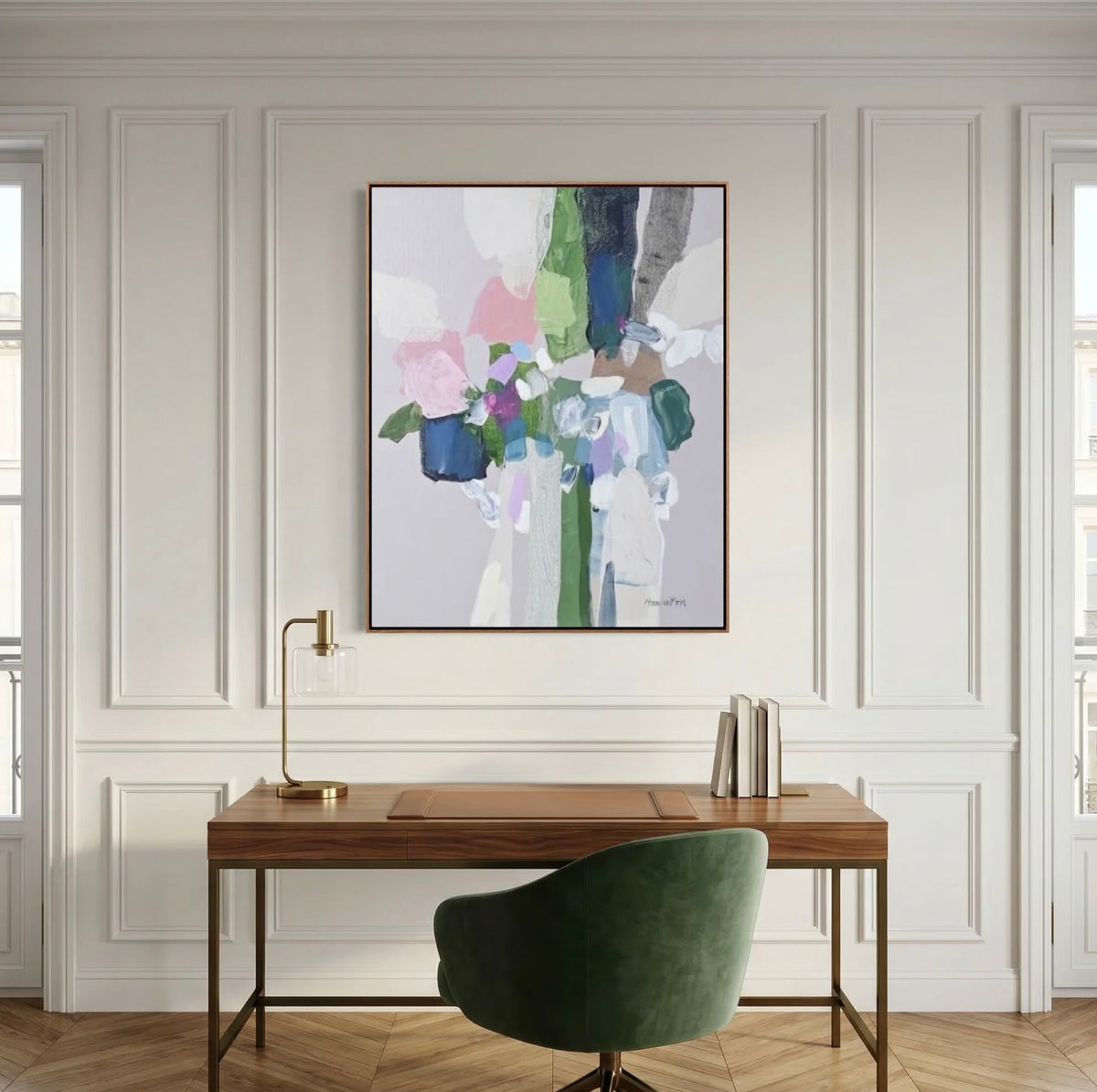 "In Alignment" | 24" x 30" | Original Acrylic on canvas (framed)