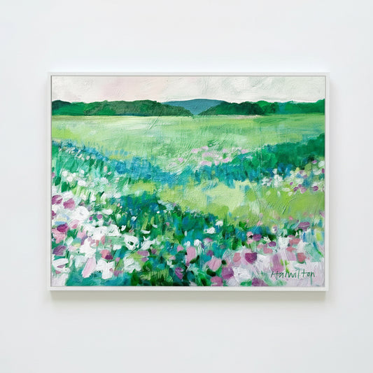 Springtime in Her Heart - Stretched Canvas Print