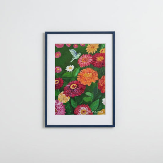 A Little Hello - Framed Paper Print