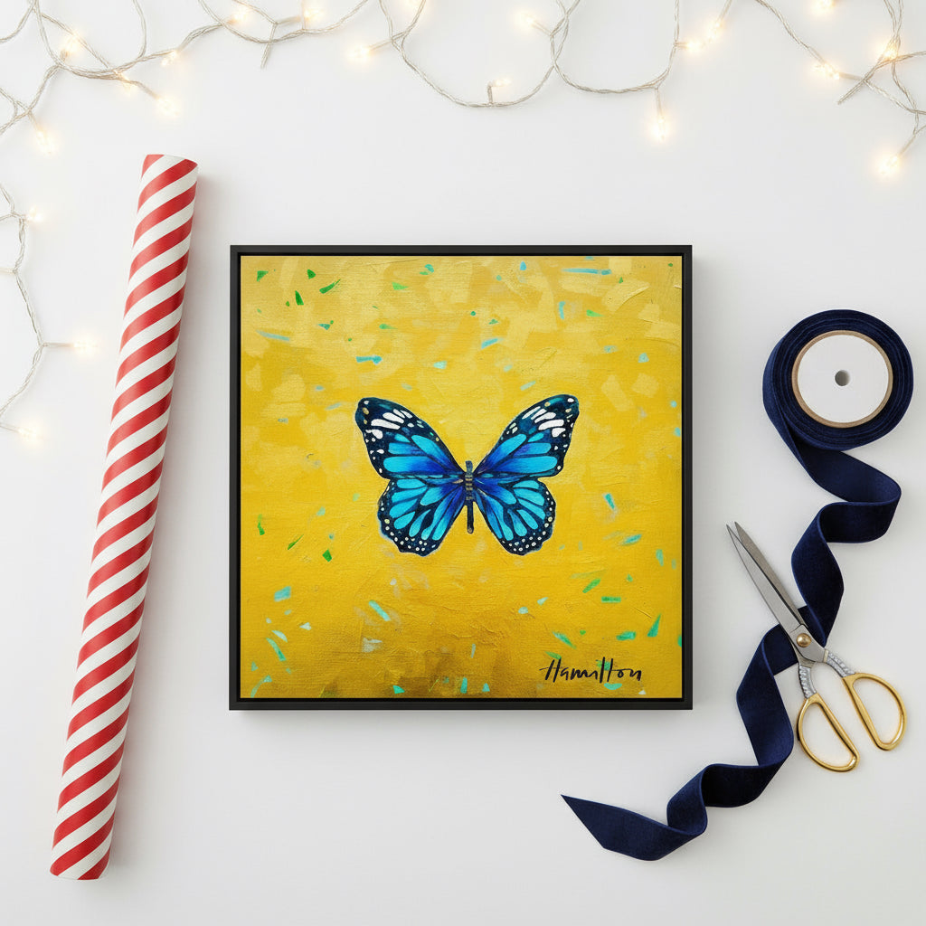 A Sign - Framed Canvas Print