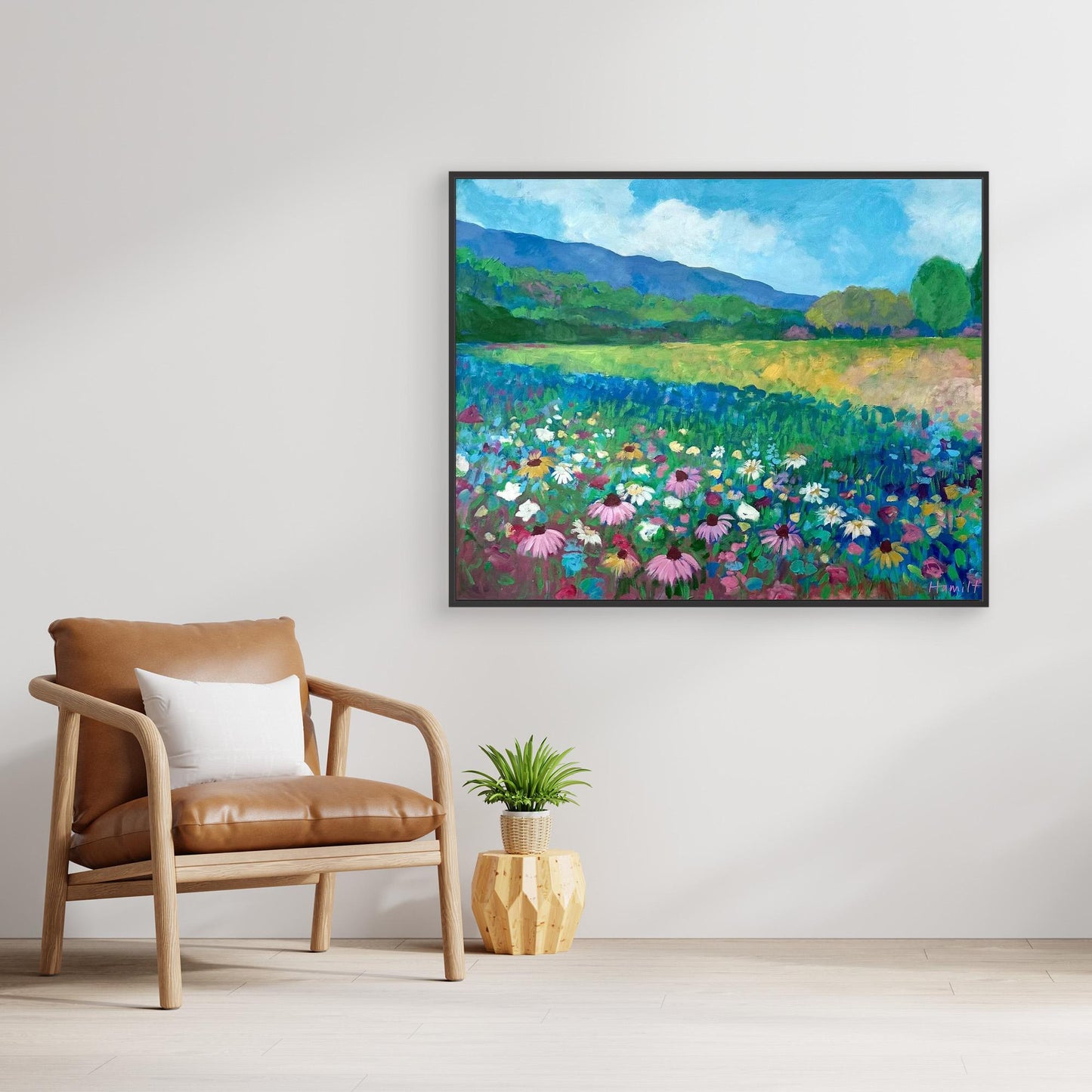 The Meadow Knew My Name - Stretched Canvas Print