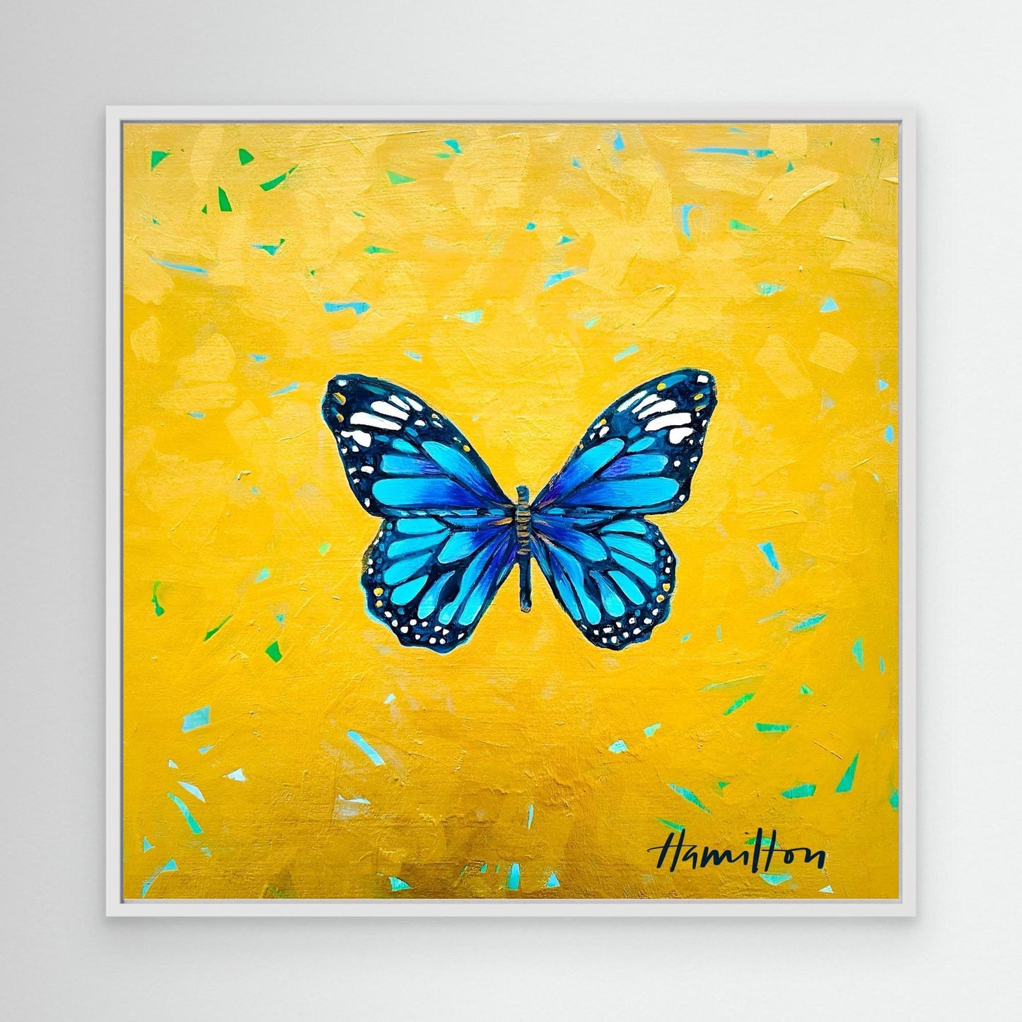 A Sign - Framed Canvas Print