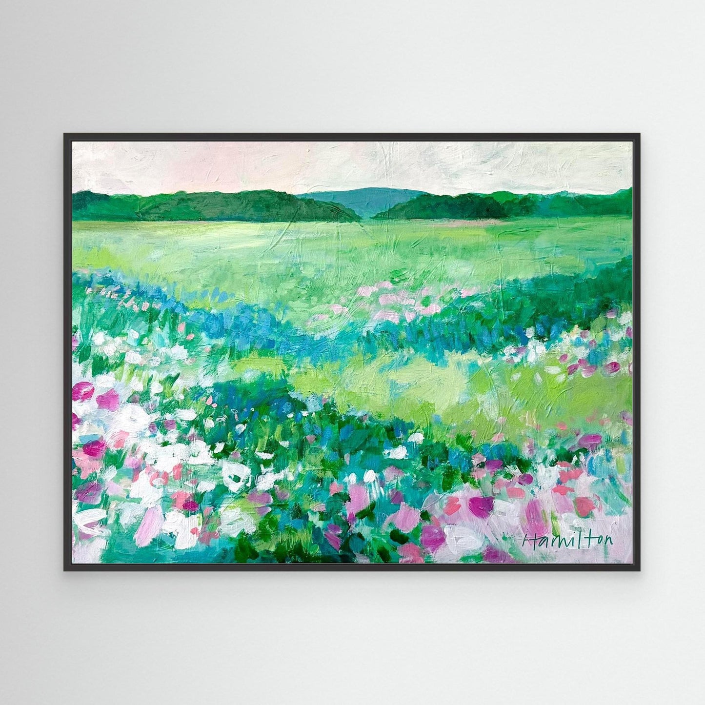 Springtime in Her Heart - Stretched Canvas Print
