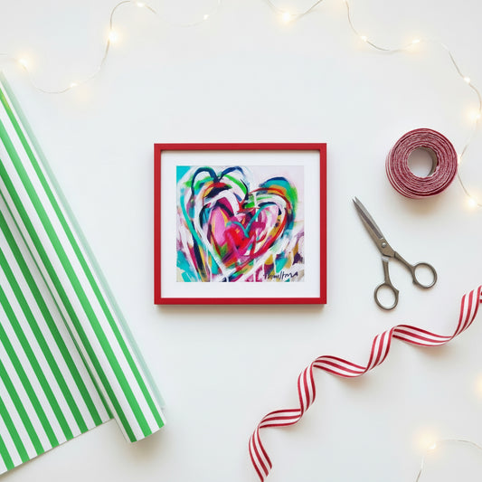 Love You More - Framed Paper Print