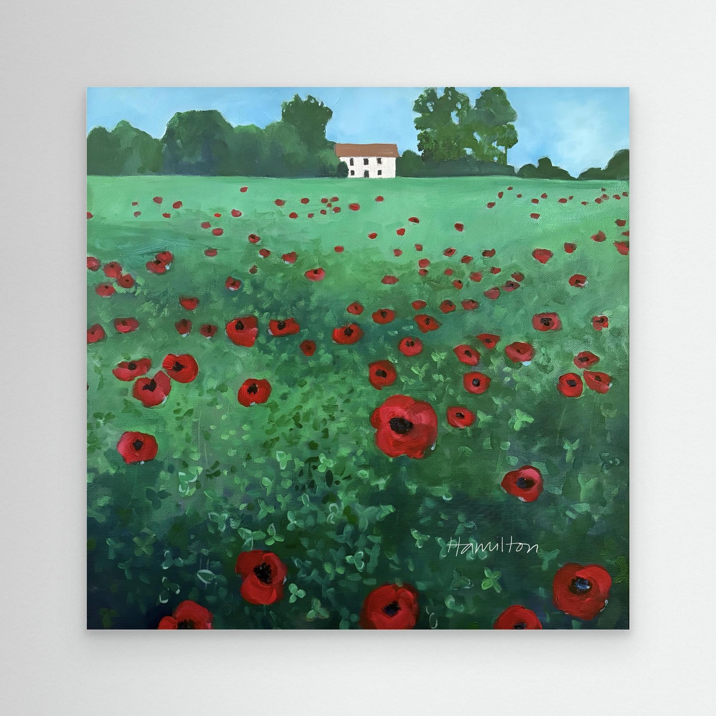A Field Where I Count My Joys - Canvas Print