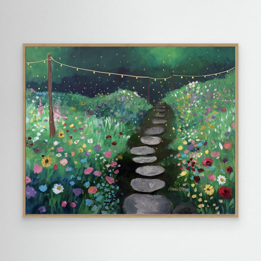 Heart's Garden Party - Canvas Print