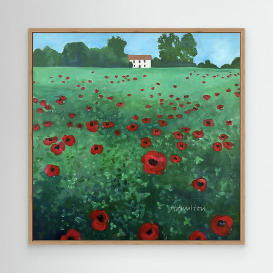 A Field Where I Count My Joys - Canvas Print