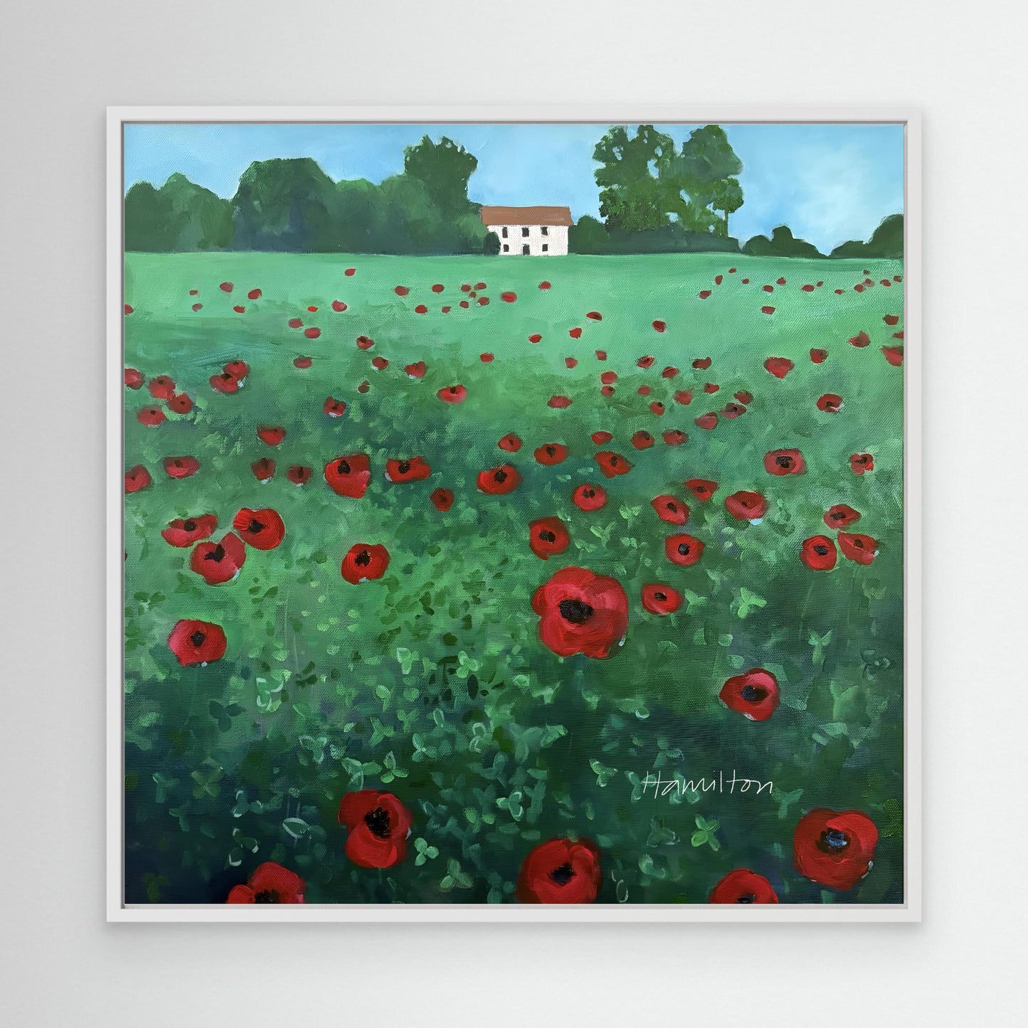 A Field Where I Count My Joys - Canvas Print