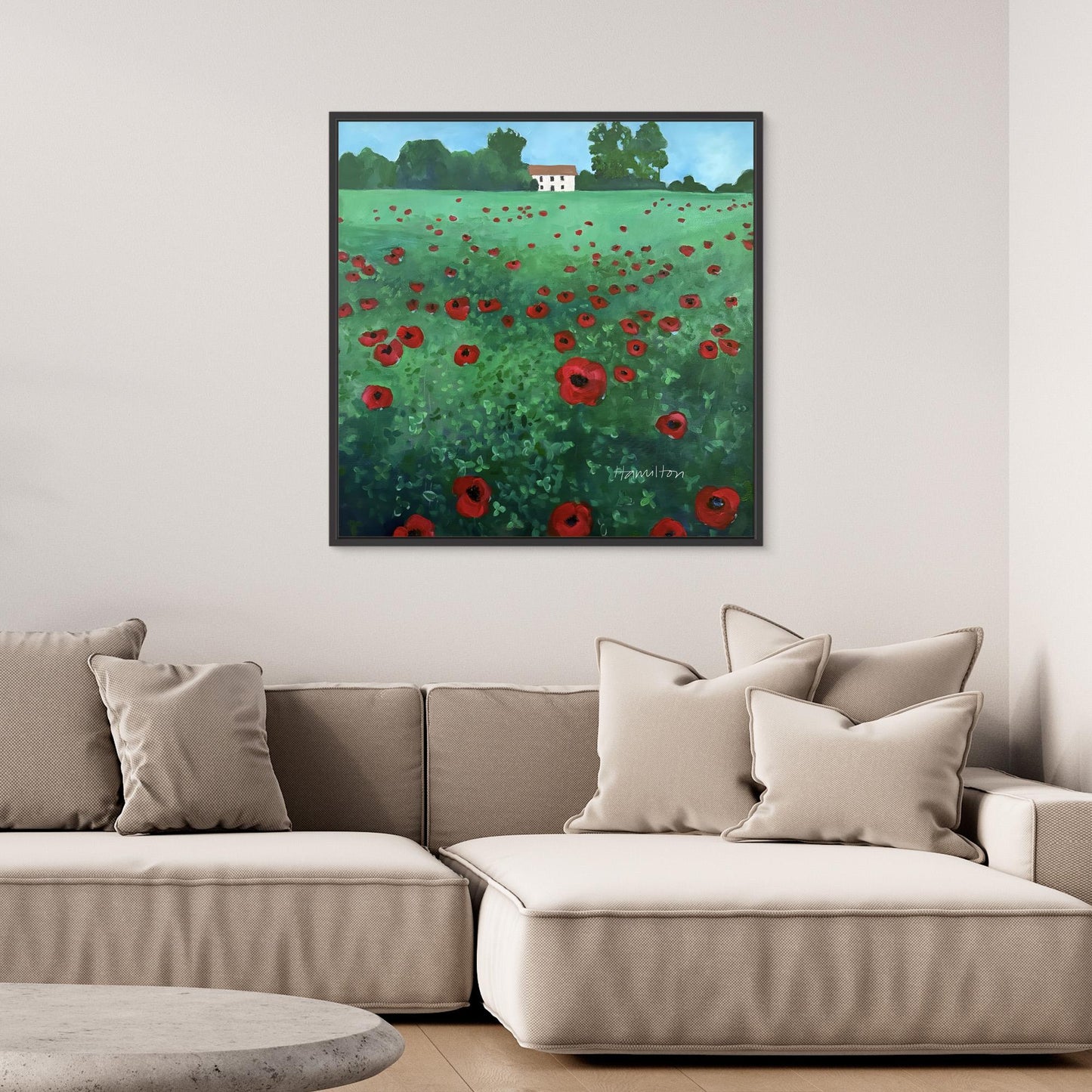 A Field Where I Count My Joys - Canvas Print
