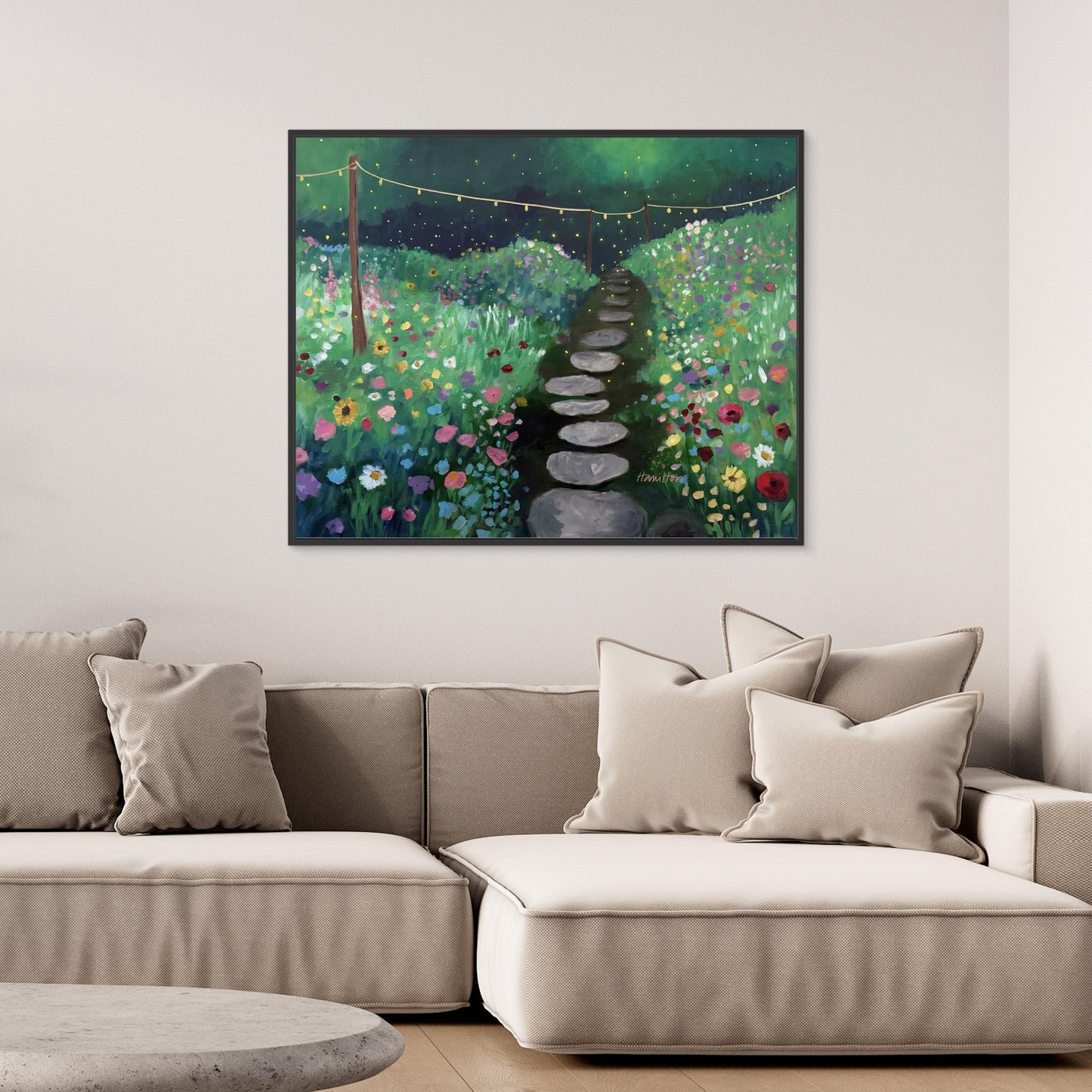 Heart's Garden Party - Canvas Print