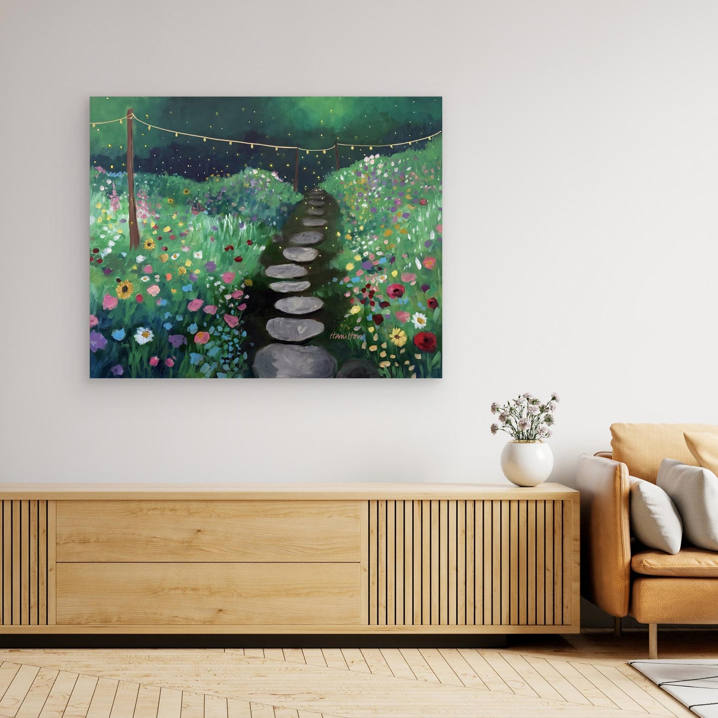 Heart's Garden Party - Canvas Print