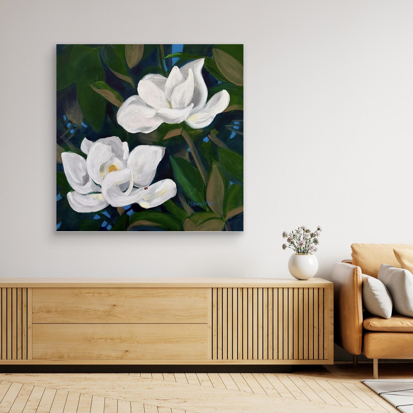 Hope Opened Like a Magnolia - Canvas Print