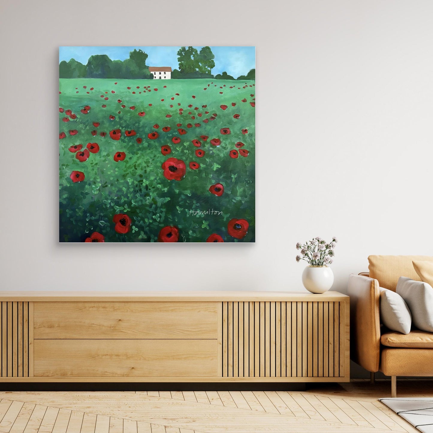 A Field Where I Count My Joys - Canvas Print