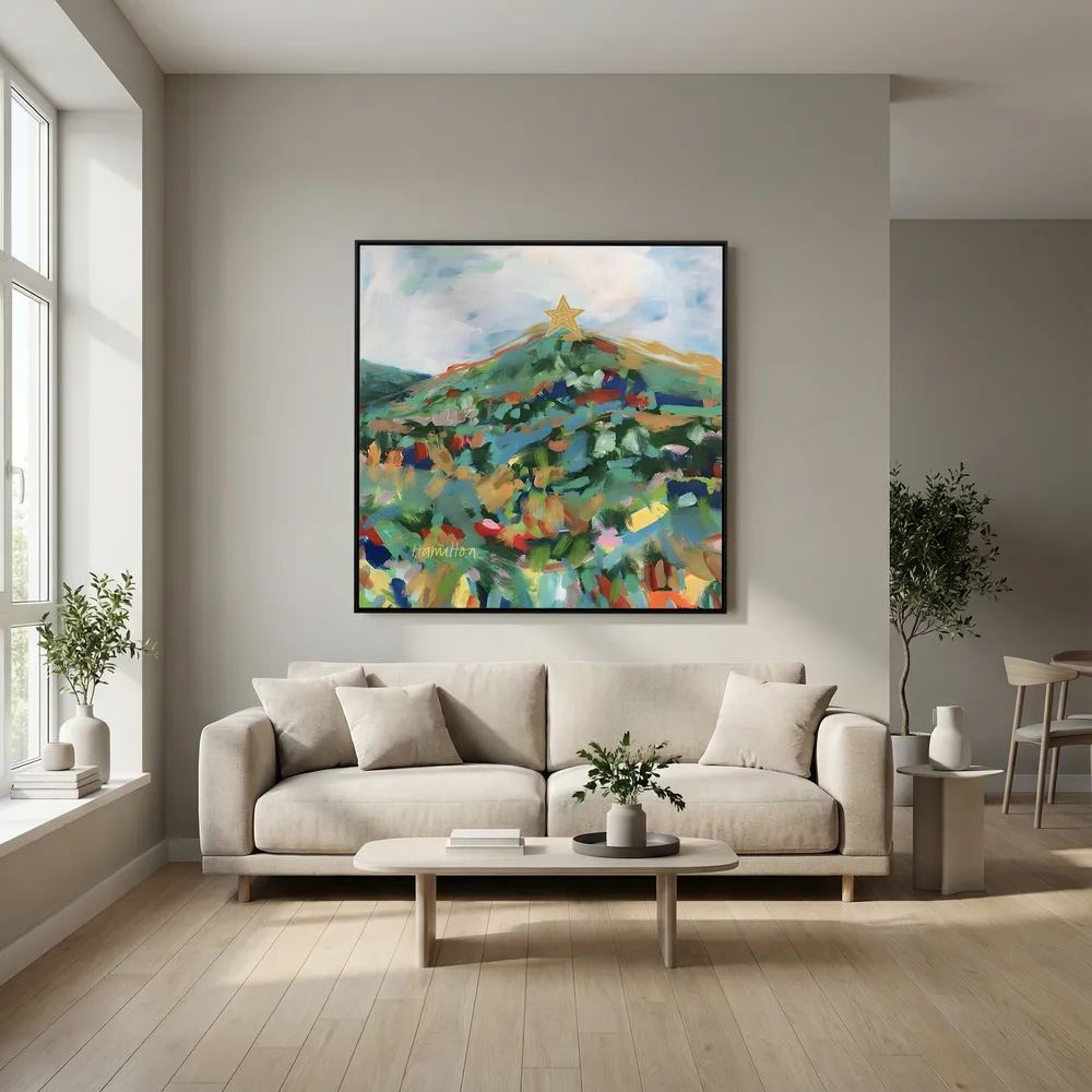 Mill Mountain Star - Canvas Print
