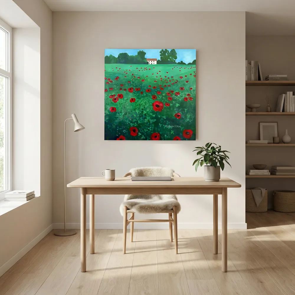 A Field Where I Count My Joys - Canvas Print