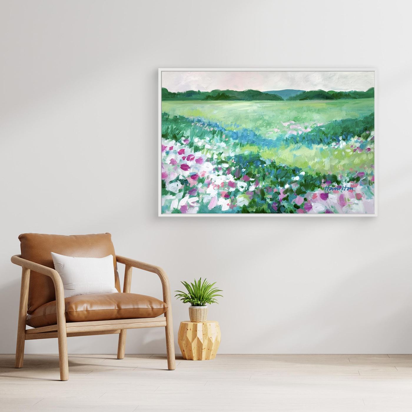 Springtime in Her Heart - Canvas Prints