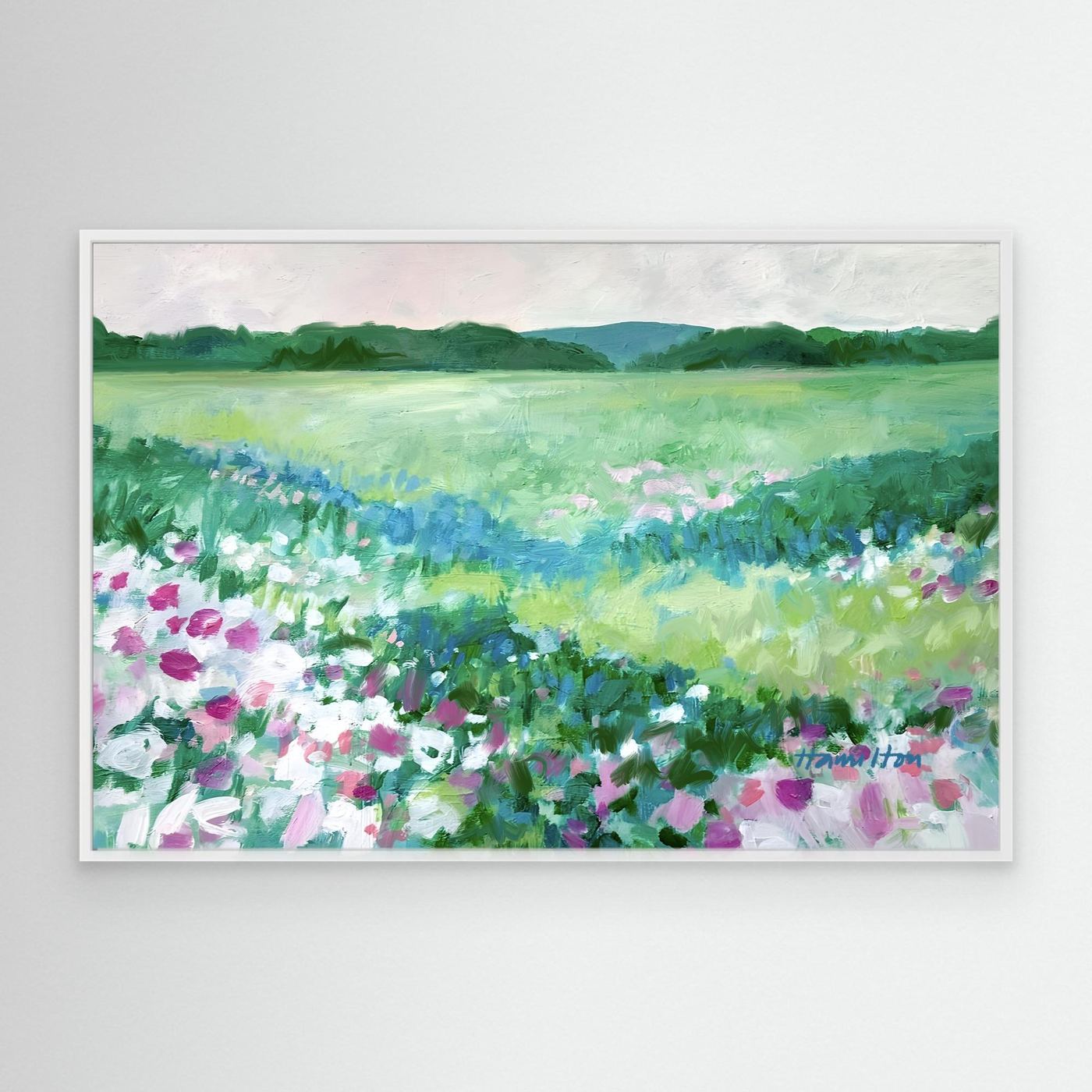 Springtime in Her Heart - Canvas Prints