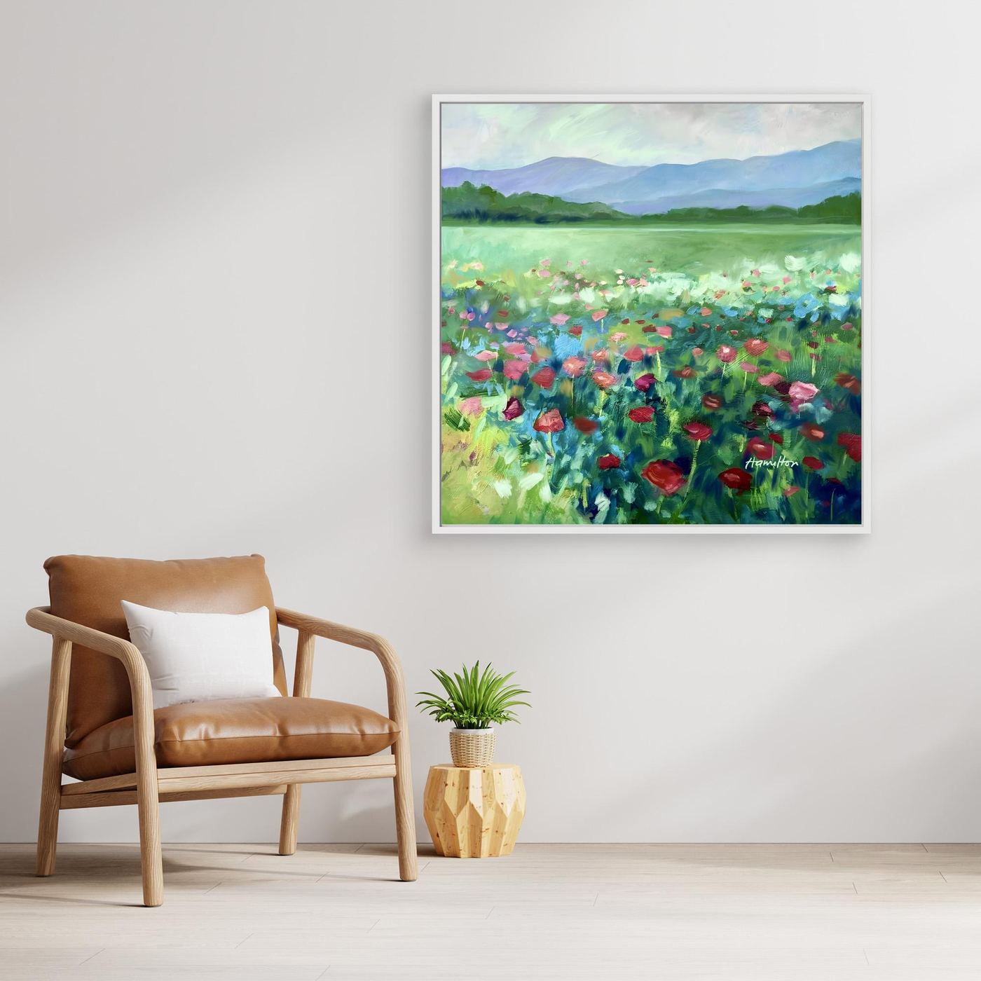 The Poppies Asked Me to Dance - Canvas Prints