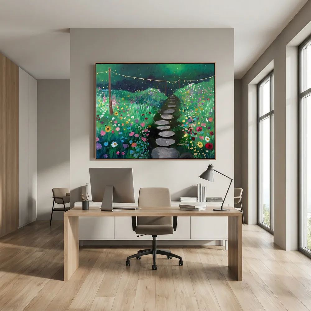 Heart's Garden Party - Canvas Print