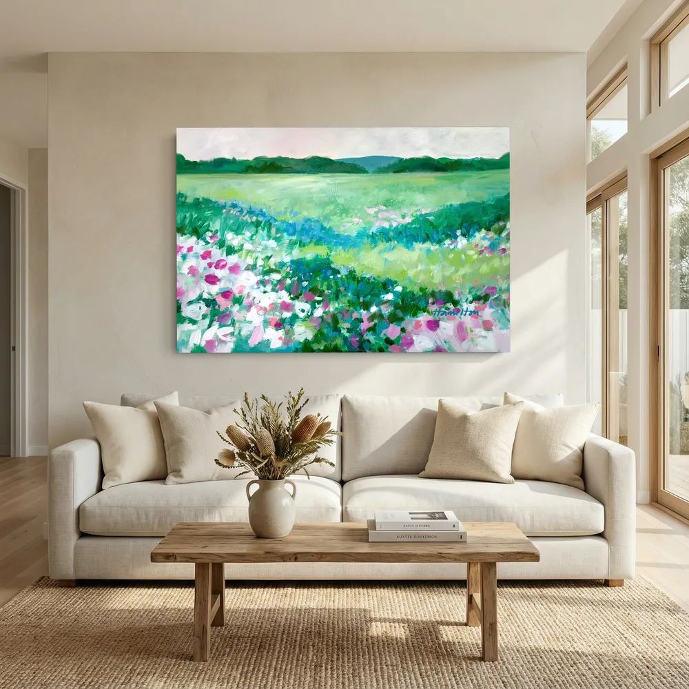 Springtime in Her Heart - Canvas Prints