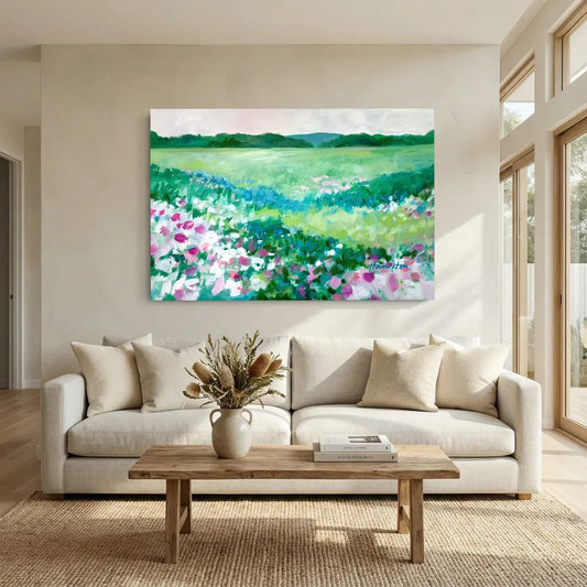 Springtime in Her Heart - Canvas Prints