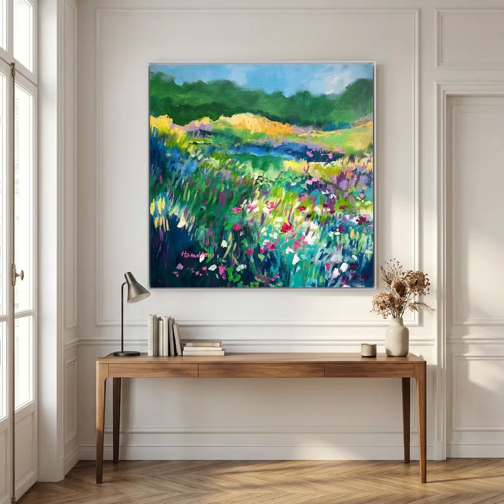The Irises Sang That Morning - Canvas Prints