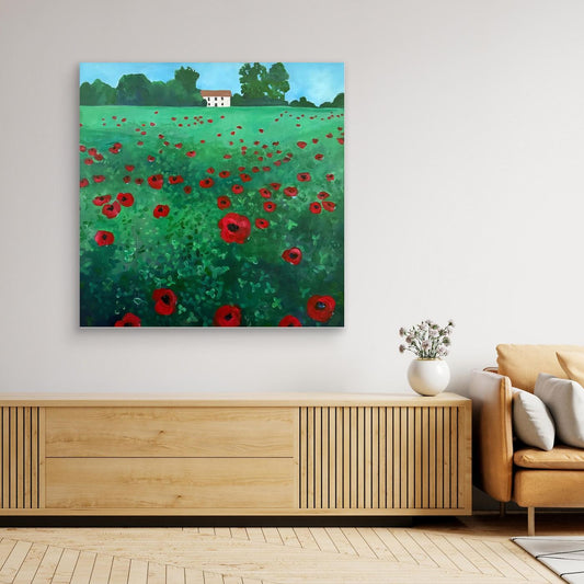 A Field Where I Count My Joys - Canvas Print