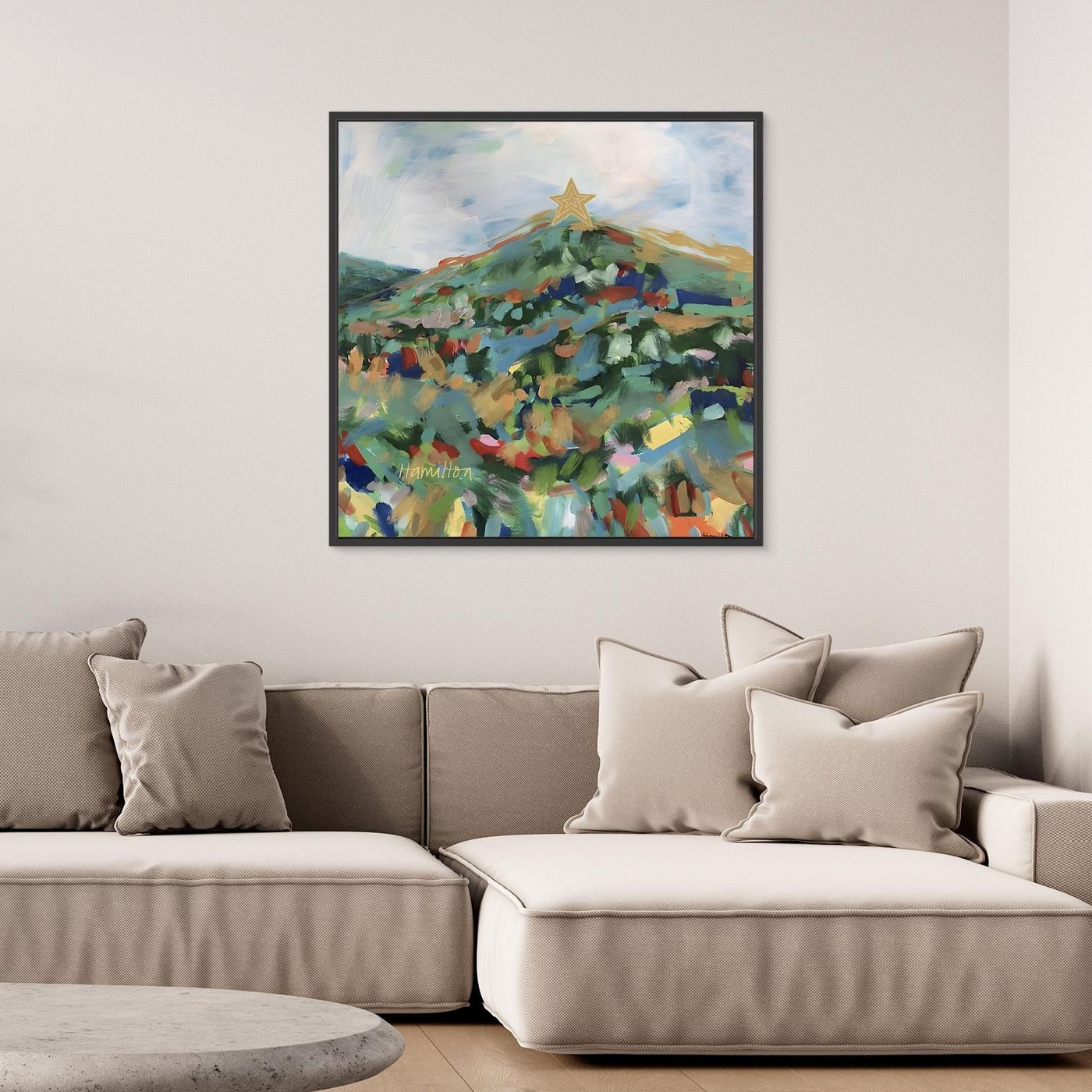 Mill Mountain Star - Canvas Print