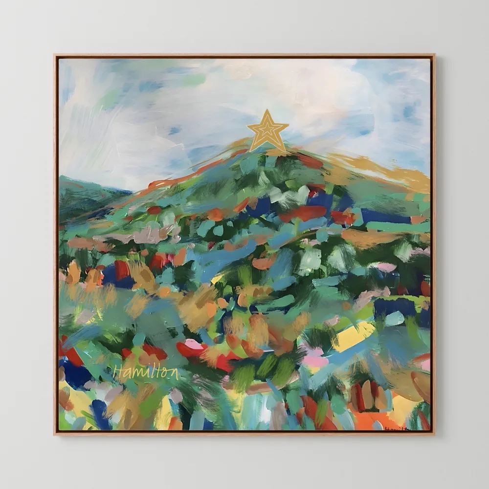 Mill Mountain Star - Canvas Print