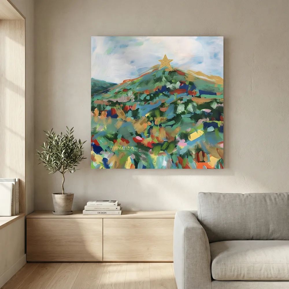 Mill Mountain Star - Canvas Print