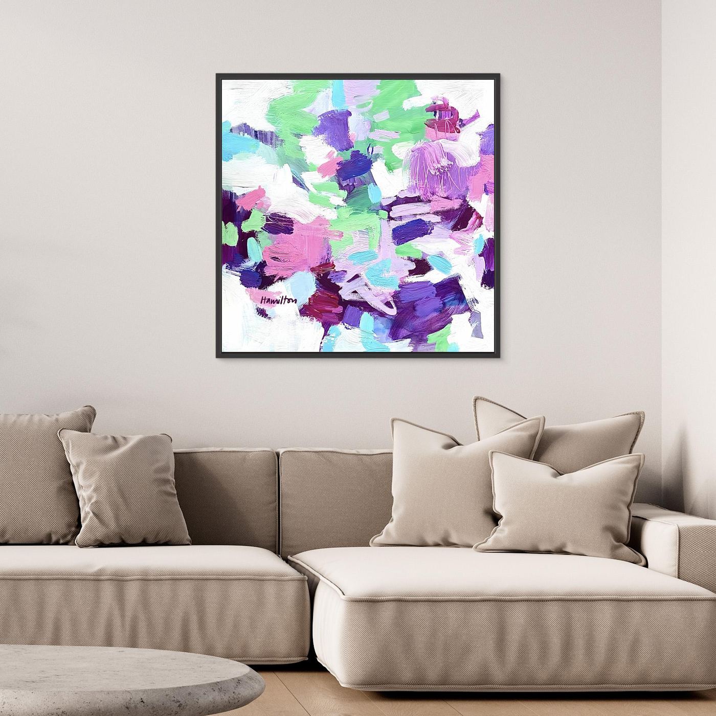 Gathering Up Her Joy - Canvas Print