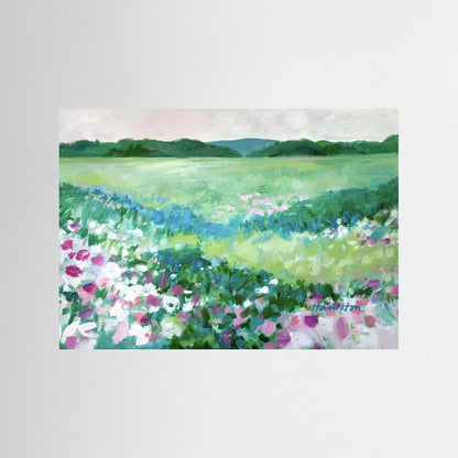 Springtime in Her Heart - Paper Prints.