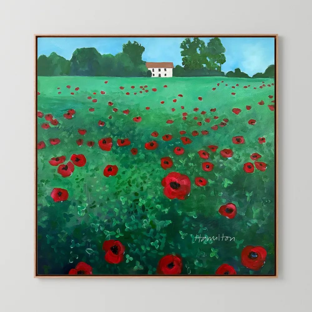 A Field Where I Count My Joys - Canvas Print
