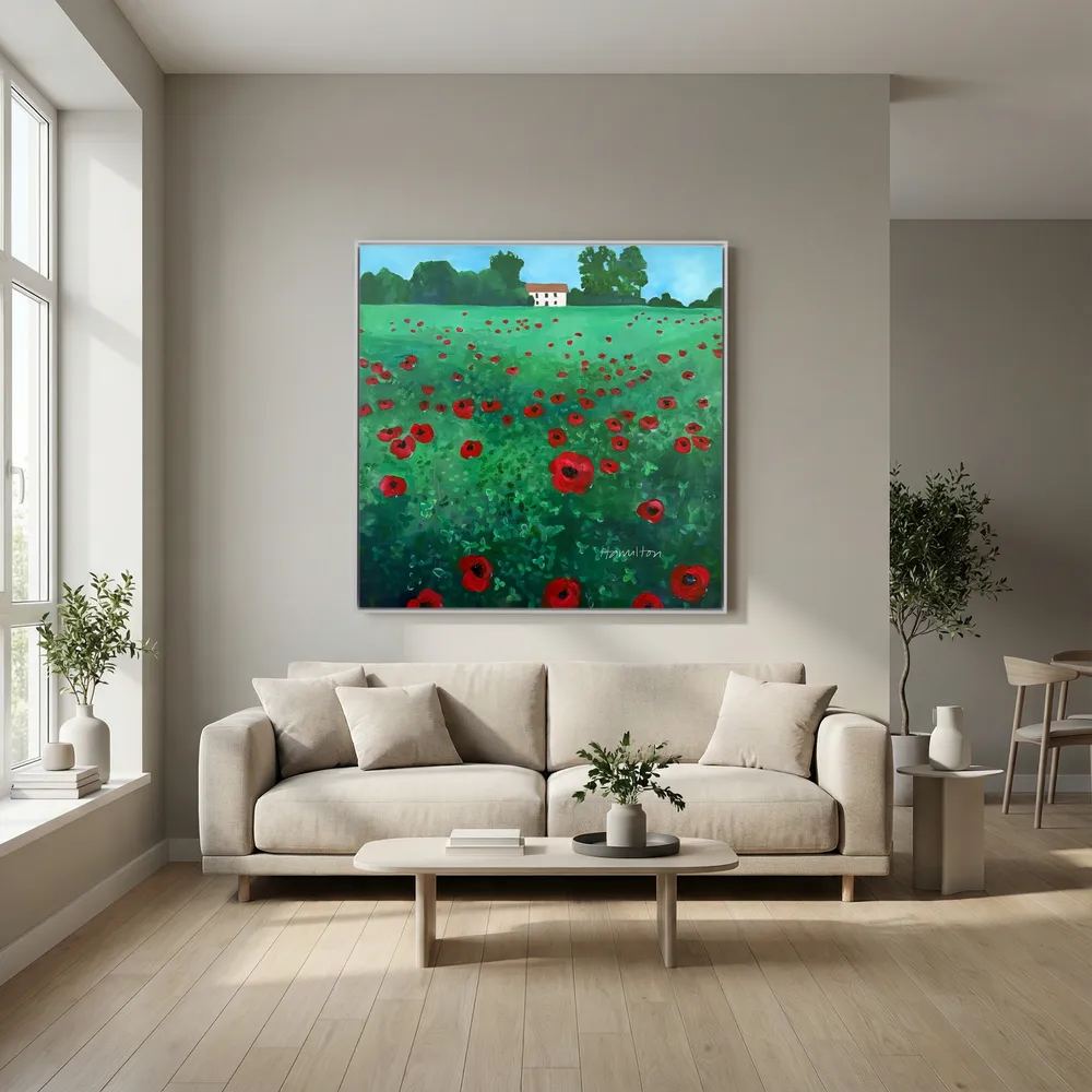 A Field Where I Count My Joys - Canvas Print