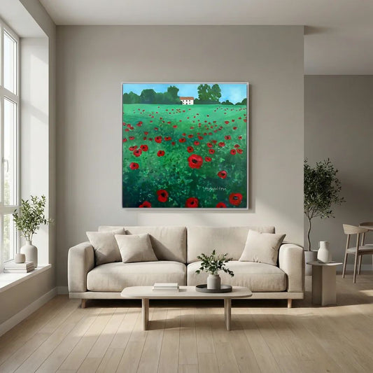 A Field Where I Count My Joys - Canvas Print