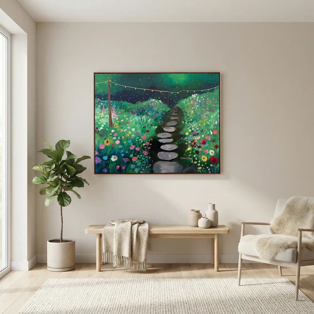 Heart's Garden Party - Canvas Print