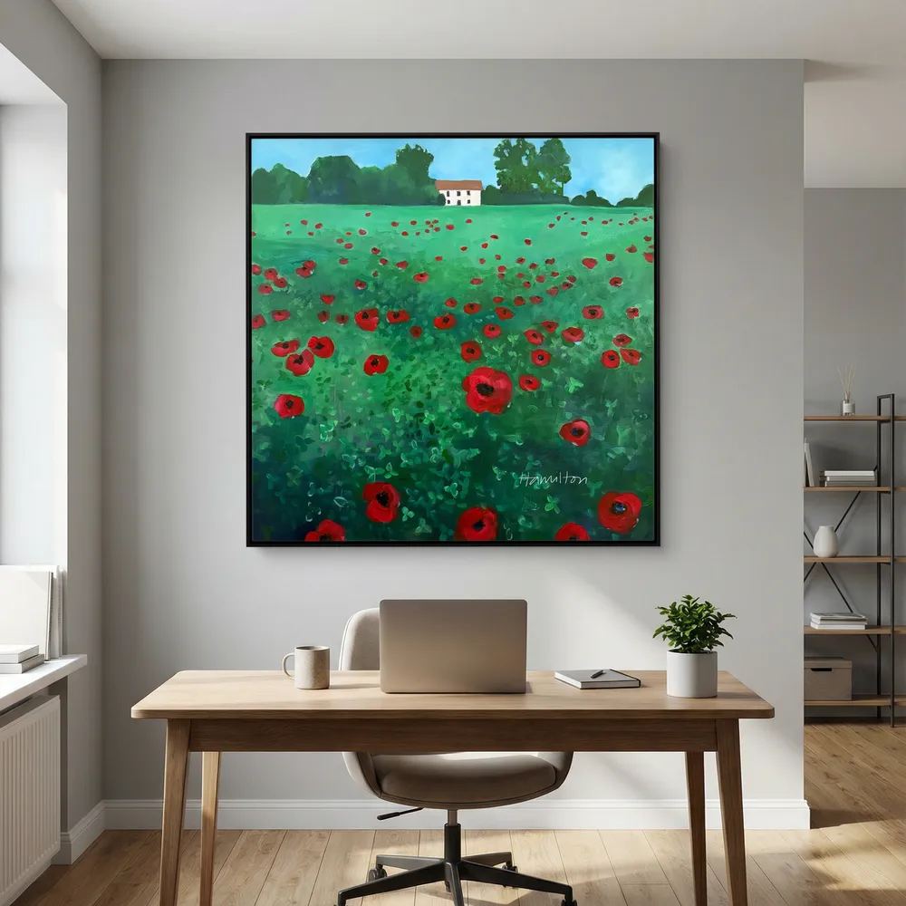 A Field Where I Count My Joys - Canvas Print