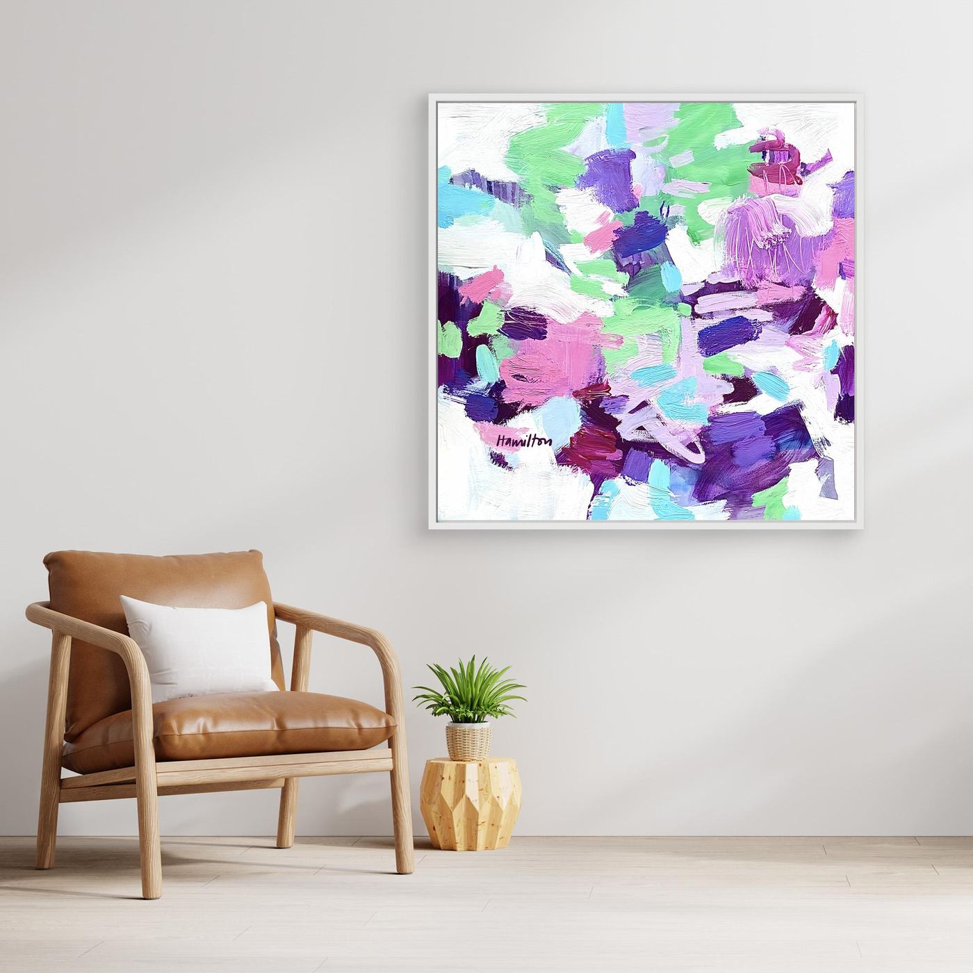 Gathering Up Her Joy - Canvas Print