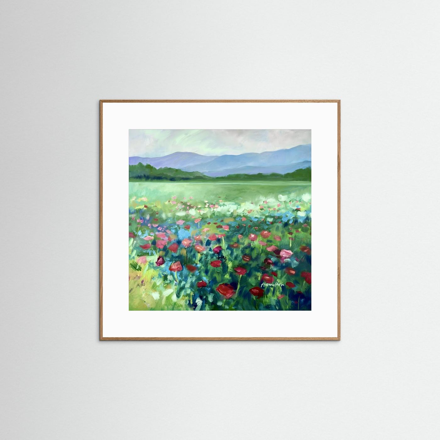 The Poppies Asked Me to Dance - Paper Prints.