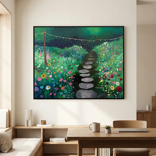 Heart's Garden Party - Canvas Print