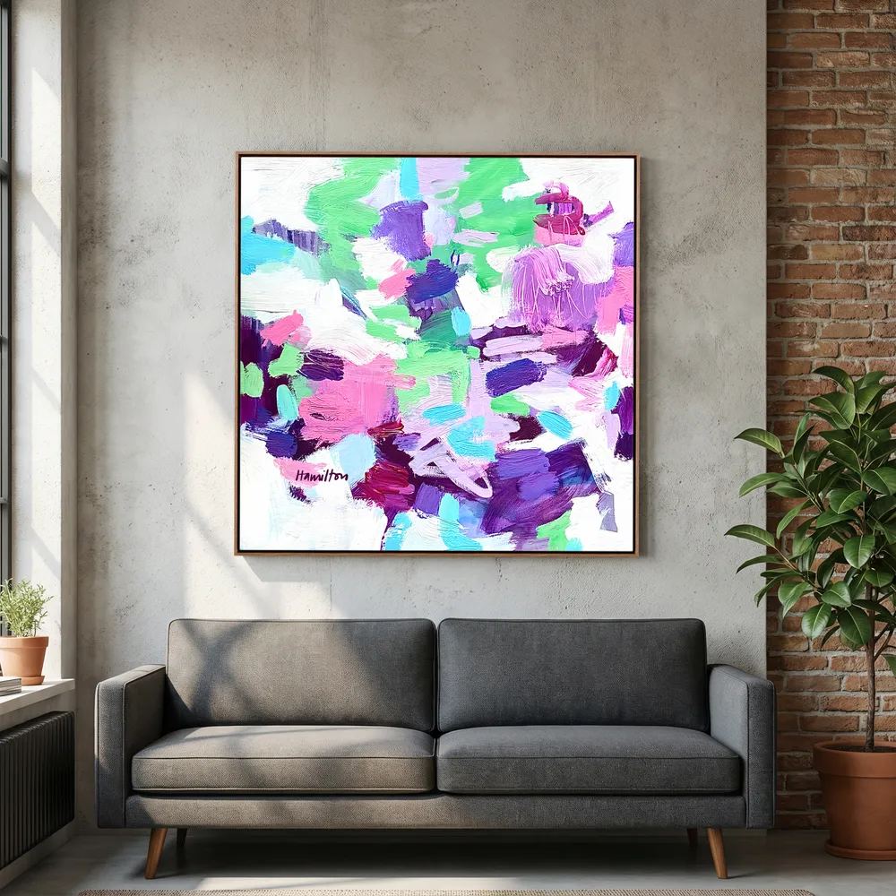 Gathering Up Her Joy - Canvas Print