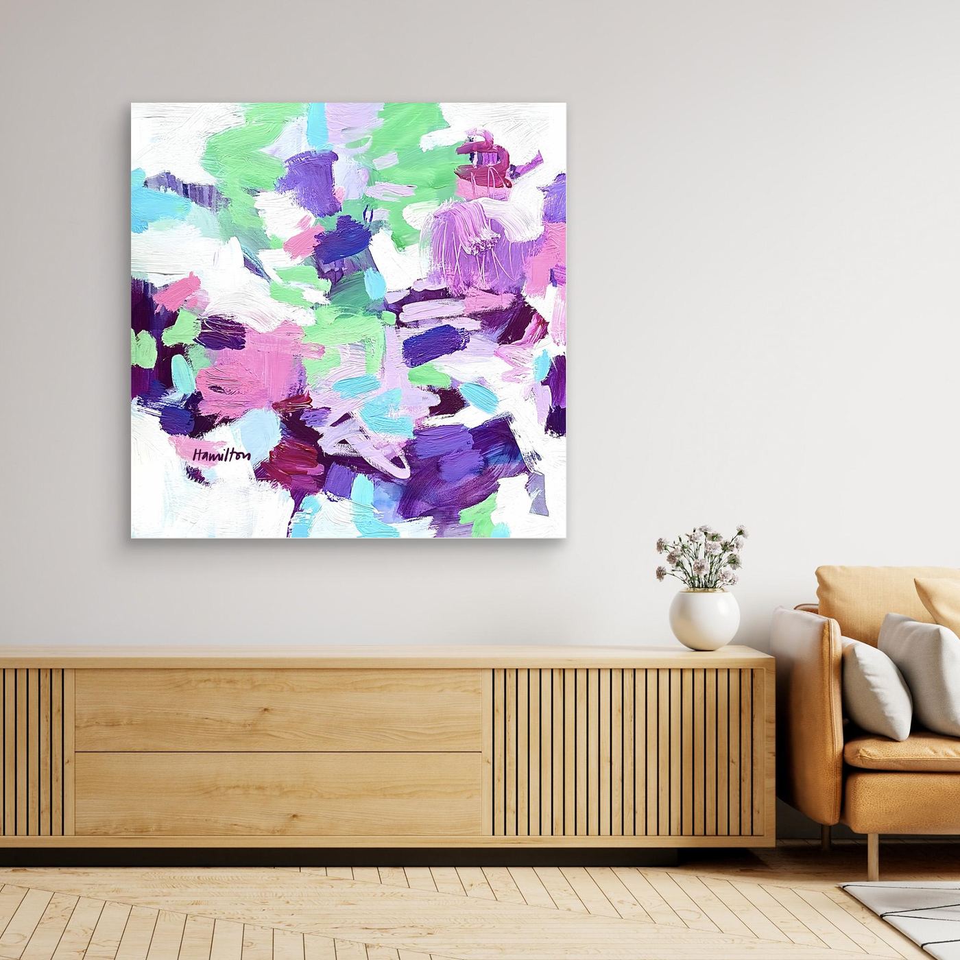 Gathering Up Her Joy - Canvas Print