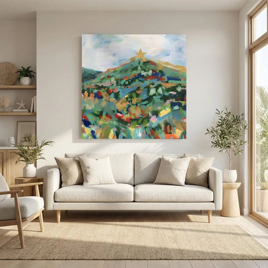 Mill Mountain Star - Canvas Print